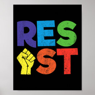 Affiche Résister Gay Lgbt Community Support Don For Queer 