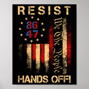 Affiche Résister Les Mains De La Sécurité Sociale Medicare