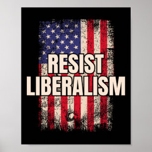 Affiche Résister Libéralisme Anti Libéralisme Usa