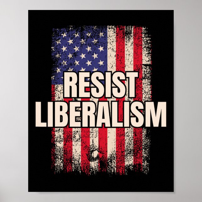 Affiche Résister Libéralisme Anti Libéralisme Usa (Devant)