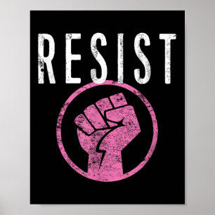 Affiche Résistez À La Chemise Poing - Faites Partie De La