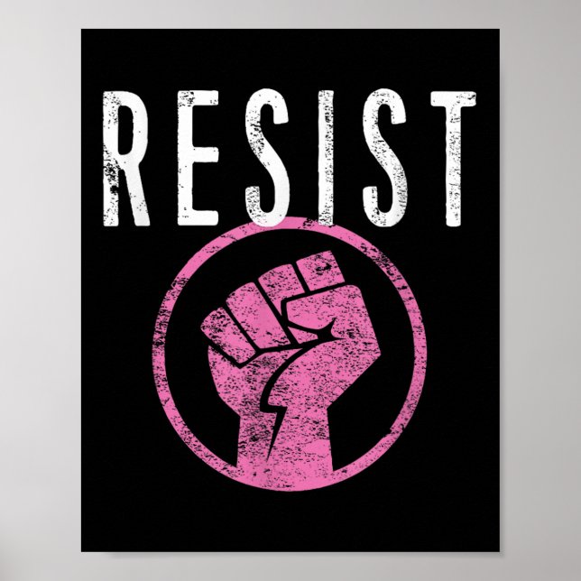 Affiche Résistez À La Chemise Poing - Faites Partie De La  (Devant)