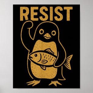 Affiche Résistez à la manifestation anti-Trump contre Rebe