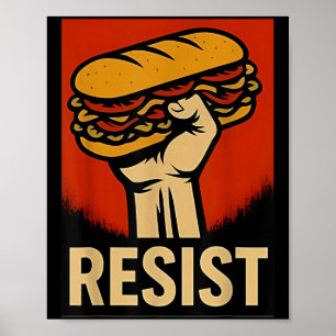 Affiche Résistez À L'Étrier Sandwich Dc