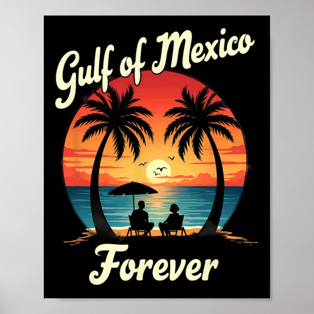 Affiche Résistez À Trump Gulf Of Mexico Forever 2 (Devant)