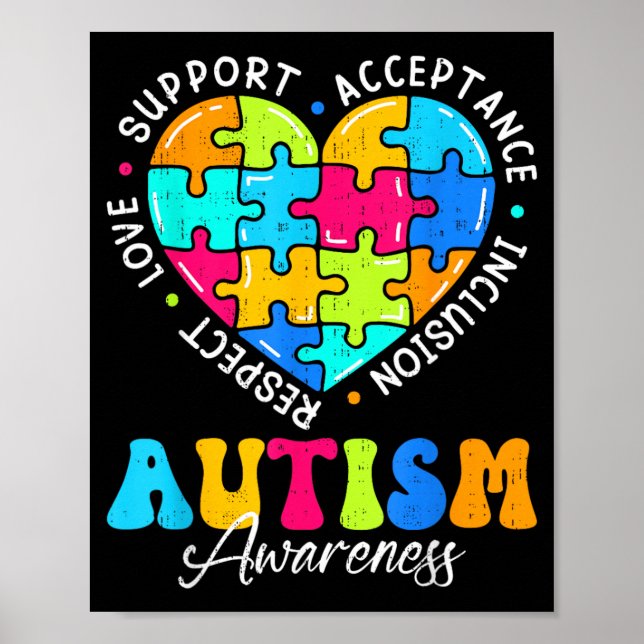 Affiche Respect Amour Soutien Inclusion Sensibilisation à  (Devant)