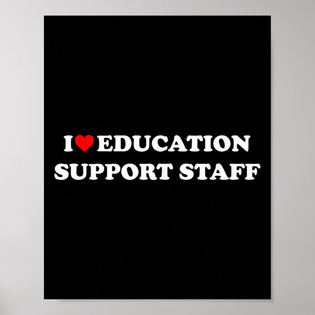 Affiche Respect, Gratitude, École, Personnel De Soutien À  (Devant)
