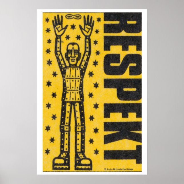 Affiche Respect Human Figure Matchbox Art Print (Devant)