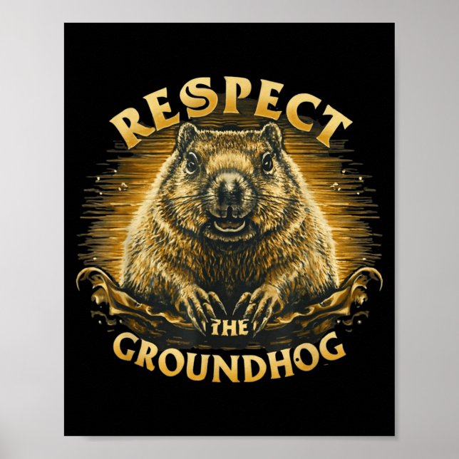 Affiche Respectez la marmotte  (Devant)