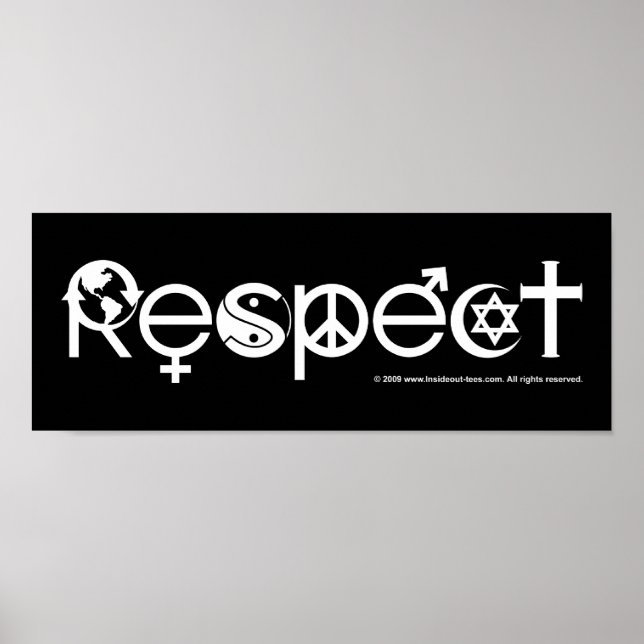 Affiche Respectez la Terre Mère - Recycle Sauvez la planèt (Devant)