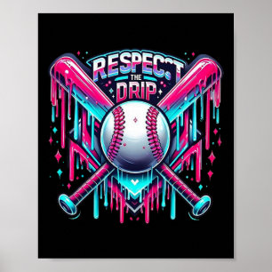 Affiche Respectez le goutte Bysebyll Home Plate Crème Glac