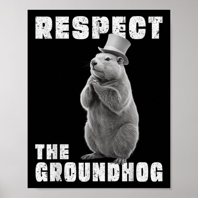 Affiche Respectez Le Jour De La Marmotte Respectez Le Jour (Devant)