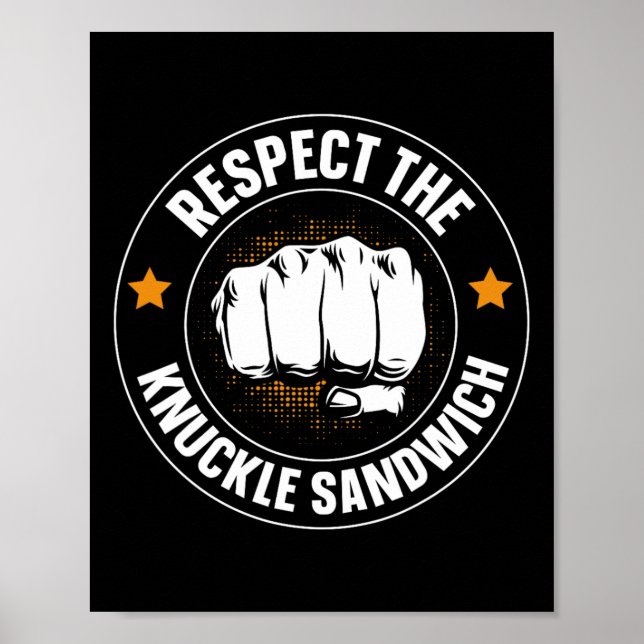 Affiche Respectez Le Sandwich Knuckle (Devant)