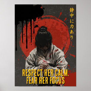 Affiche Respectez son calme, craignez sa concentration Fil