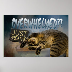 Affiche respire simplement l'affiche de rétablissement 23