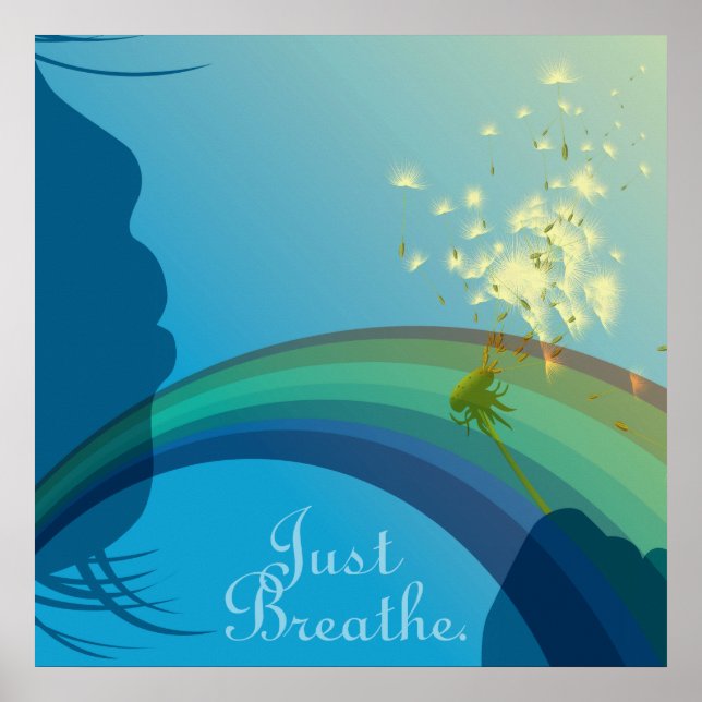 Affiche respirer simplement (Devant)