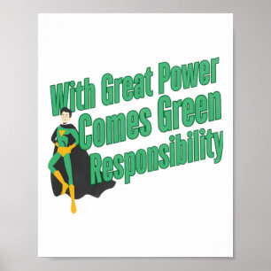 Affiche Responsabilité verte