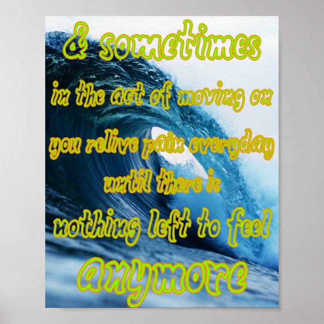 Affiche ressentez-le, mais ne laissez pas ça vous consomme (Devant)