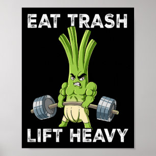 Affiche Ressort Onion Gym Entraînement Poids Manger Trash