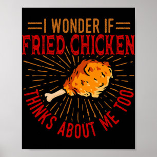 Affiche Restaurant amateur de nourriture de poulet frit Ch