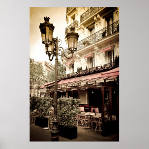 Affiche Restaurant de rue, Paris, France