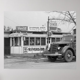 Affiche Restaurant Riverside, 1941
