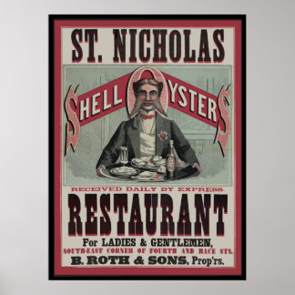 Affiche Restaurant Shell Oyster