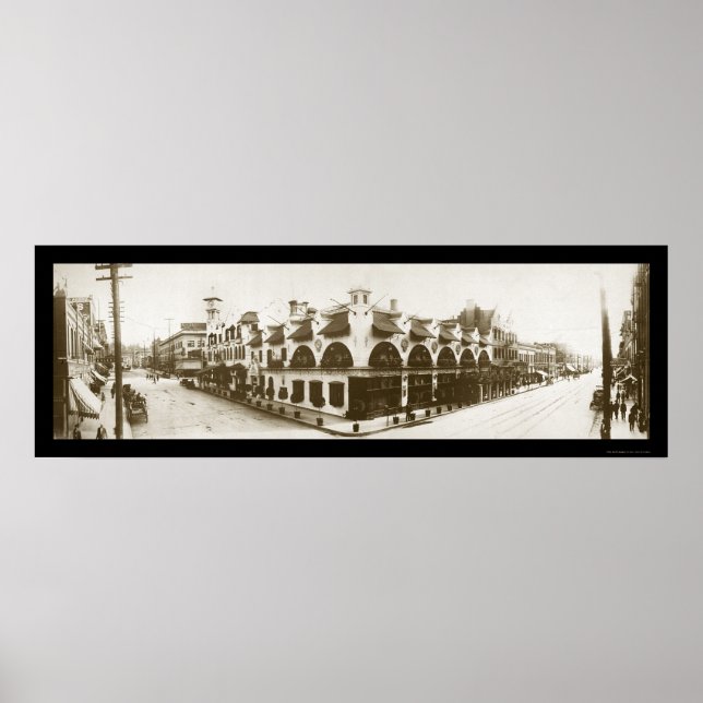 Affiche Restaurant Spokane WA Photo 1908 (Devant)