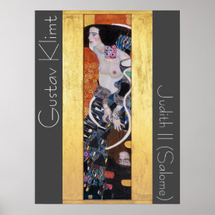 Affiche Restauration de Judith II Gustav Klimt Art nouveau