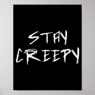 Affiche Reste Créatif Emo Goth Halloween Drôle