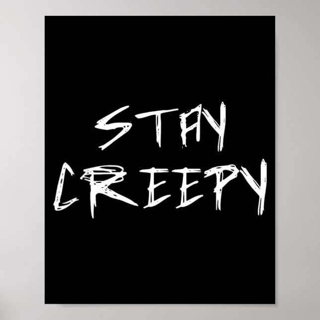 Affiche Reste Créatif Emo Goth Halloween Drôle (Devant)