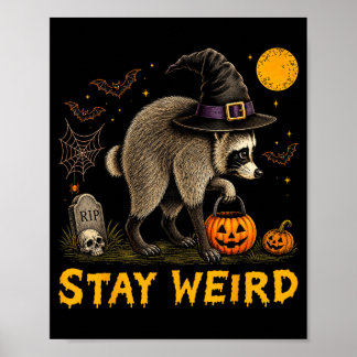 Affiche Reste Drôle Jimothy Seattle Raton Halloween