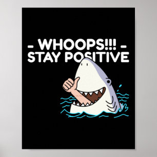 Affiche Rester un autocollant positif3