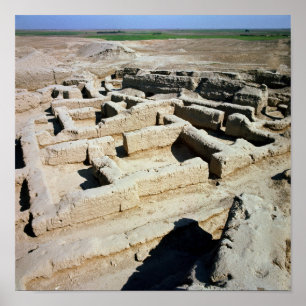 Affiche Restes de maisons