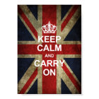 Restez calme et continuez - Grunge British Flag