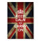 Restez calme et continuez - Grunge British Flag