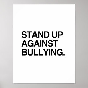 AFFICHE RESTEZ CONTRE LE BULLYING