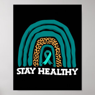 Affiche Restez en santé Mois national de sensibilisation a