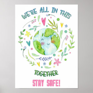 Affiche Restez en sécurité