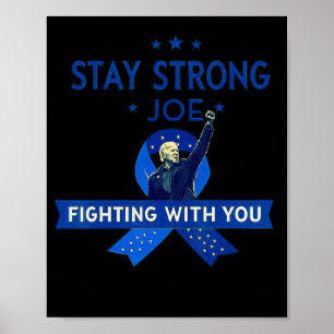 Affiche Restez fort Biden Support Patriotique Prostat De R