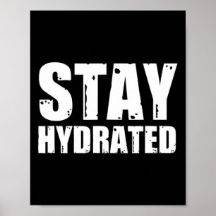 Affiche Restez hydraté