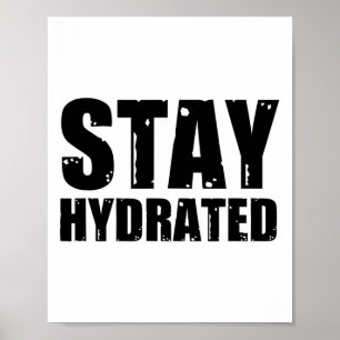 Affiche Restez hydraté1