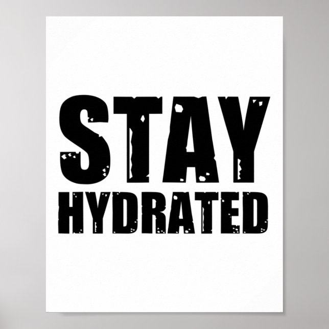 Affiche Restez hydraté1 (Devant)