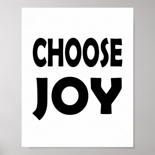 Affiche Restez Joyeux | Bonheur inspirant (Devant)