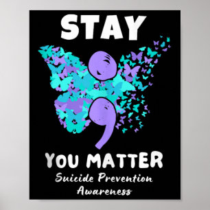 Affiche Restez votre Suicide Prévention Sensibilisation Pa