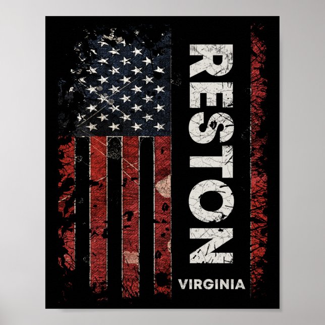 Affiche Reston Virginia (Devant)