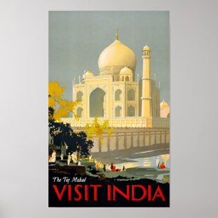 Affiche Restor de Vintage voyage de l'Inde de