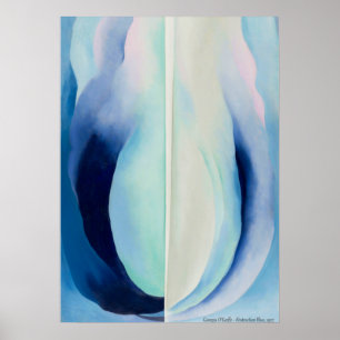 Affiche Résumé Bleu par Georgia O'Keeffe