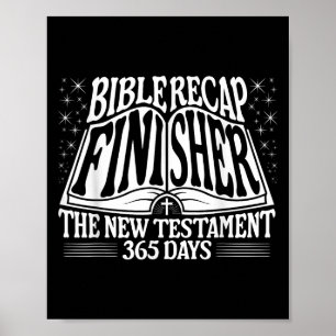Affiche Résumé de la Bible Finisher Citation 365 Jours du