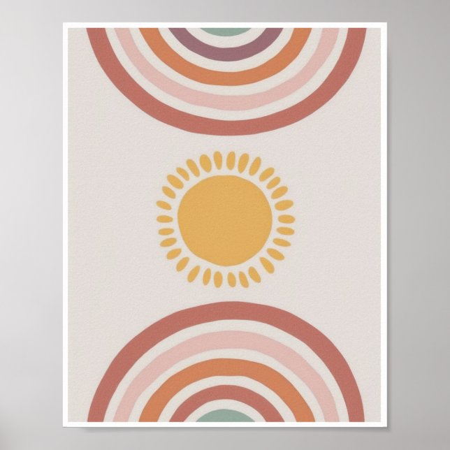 Affiche Résumé Enfants Arc-en-ciel Impressions Déc (Devant)